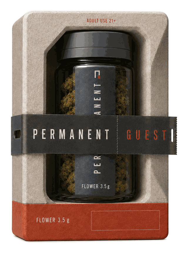 PERMANENT GUEST 3.5 gram flower package